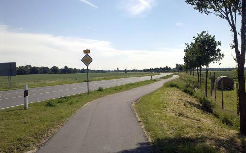 Radweg Richtung Wellaune